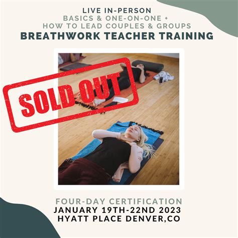 He runs workshops and retreats in the South of England, France and Canada. . Breathwork training colorado
